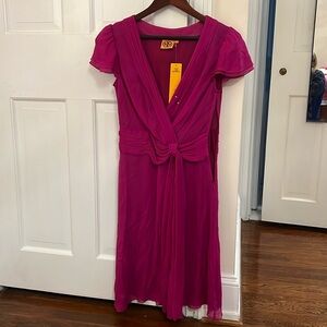 NWT Tory Burch fuschia dress